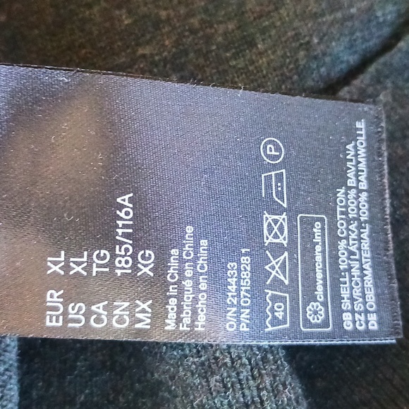 H & M Fine Knit Turtle Neck Sweater, XL, Multi - Picture 5 of 8